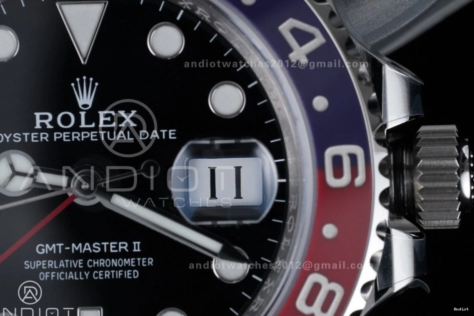 SH3285 Pepsi BLRO Edition Master Best Oyster New V3 On II GMT (UV 126710 SS Bezel 904L Upgraded) Bracelet ARF 1:1 0701